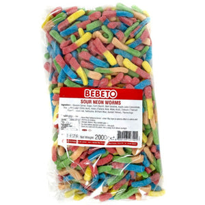 Bebeto Sour Worms 2Kg