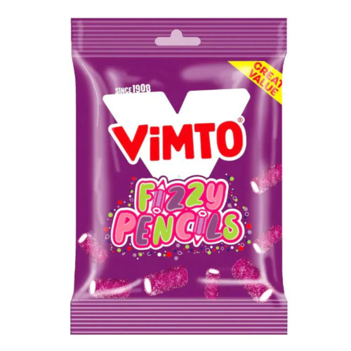 Vimto Mini Sour Pencils 10x140g