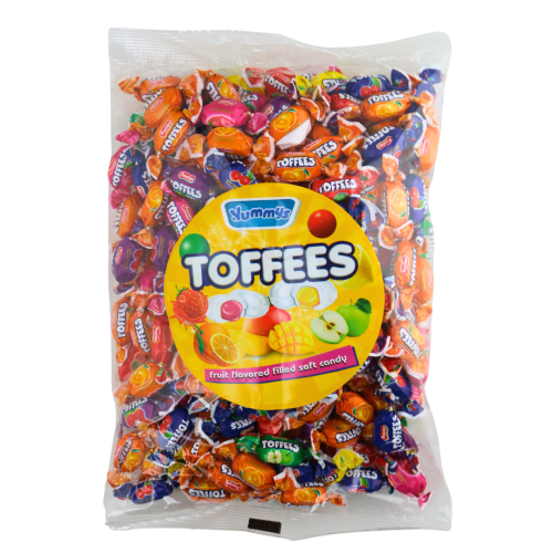 Yummy Centre Filled Fruit Toffees 1kg