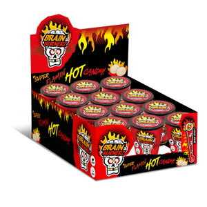 Brain Blasterz Hot Sour Candy Container 12x48g