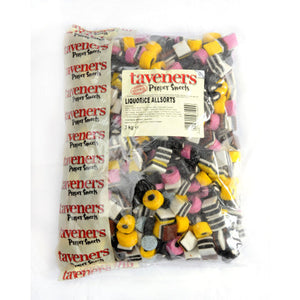 Taveners Liquorice Allsorts 3Kg