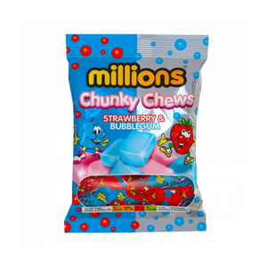 Millions Chunky Chews (Strawberry & Bubblegum) 12X150G