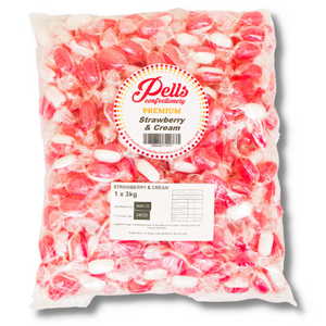 Pells Premium Strawberry & Creams 3Kg Bag