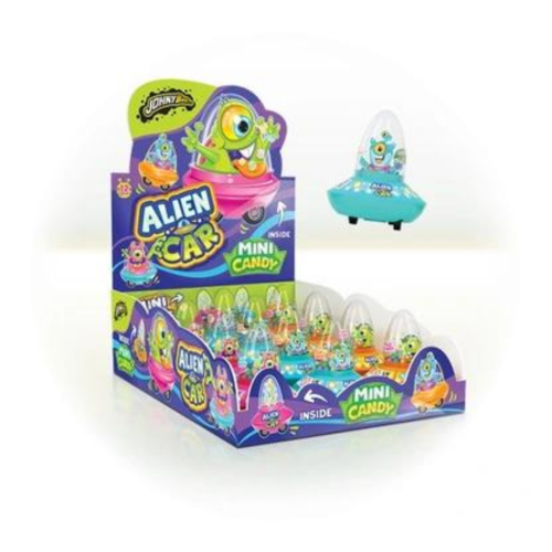 Johny Bee Alien Car & Candy 12x8g