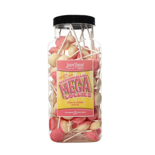 Joseph Dobson Marshmallow Lolly 90 Count Jar