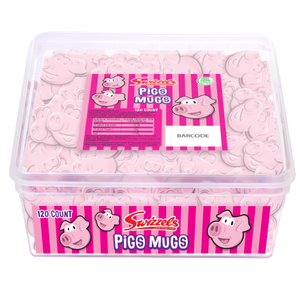 Swizzels Pigs Mugs Tub 120 Count