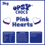 Opsy Choc Pink Hearts 3kg