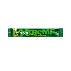 Chewits Extreme Sour Apple Chews 24x34g