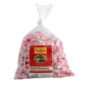 Stockleys Sherbet Strawberries 3Kg