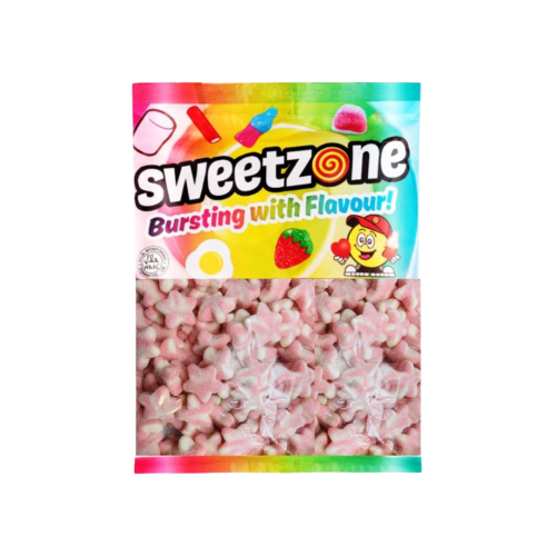 Sweetzone Fizzy Pink Stars 1Kg