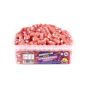 Sweetzone Fizzy Strawberry Pencils 700g Tub