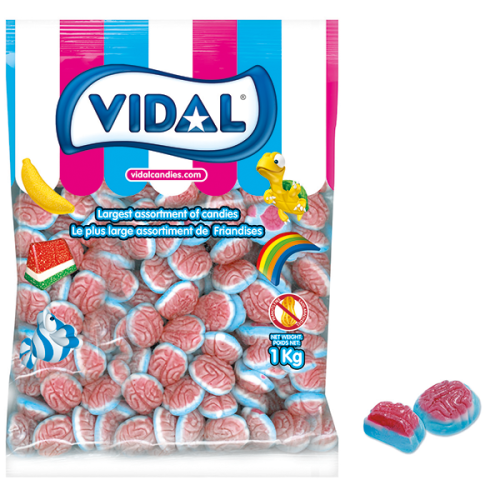 Vidal Jelly Filled Brains 1Kg