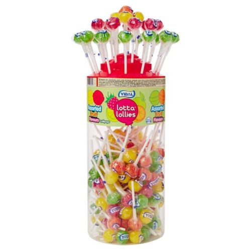 Vidal Assorted Lollys 150 Count