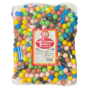 Zed Candy Shiny Assorted Gumballs 3kg